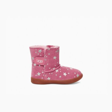 UGG Keelan Stars Pink Boots for Toddlers (JUHS20791)